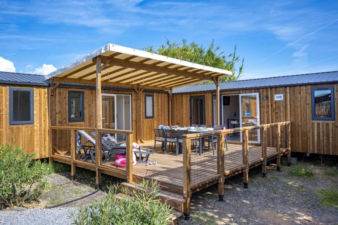 Hotel Le Camping Grand Cerf Gimouille Exterior foto